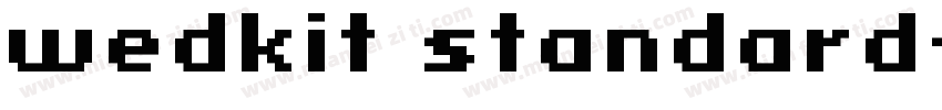wedkit standard字体转换